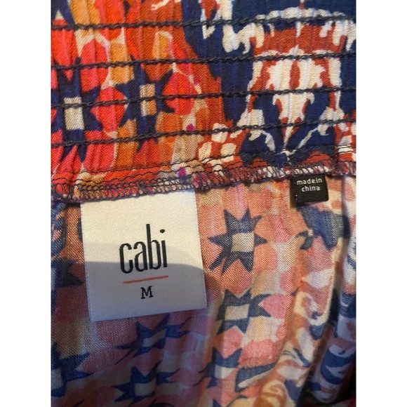 Cabi Isabel Ruffled Floral Layered Patchwork Mini Skirt Boho Style #5053 Size M - Picture 3 of 3